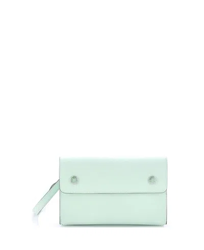 Pre-owned Pre-owned Hermes  Hermes Hermesnap Wallet Bag Epsom In Green