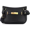 Pre-owned Hermes  Hermes Jypsiere Bag Evercolor Mini In Black