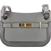 Pre-owned Hermes  Hermes Jypsiere Bag Evercolor Mini In Gray