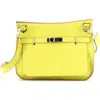 Pre-owned Hermes  Hermes Jypsiere Bag Swift 28 In Green