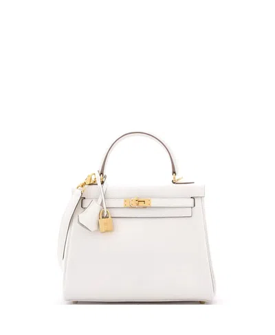 Pre-owned Pre-owned Hermes  Hermes Kelly 25 Handbag Light Togo With Gold Hardware In Brown