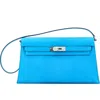 Pre-owned Hermes  Hermes Kelly Elan Shoulder Bag Chevre Chamkila In Blue