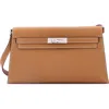 Pre-owned Hermes  Hermes Kelly Elan Shoulder Bag Epsom In Gold