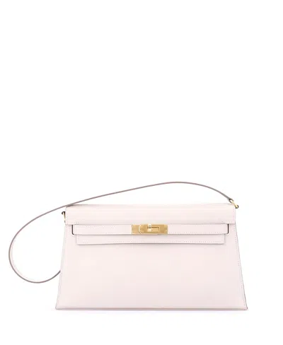Pre-owned Pre-owned Hermes  Hermes Kelly Elan Shoulder Bag Epsom In Neutral