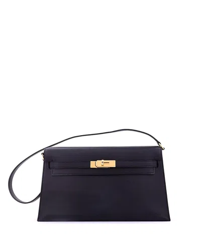 Pre-owned Pre-owned Hermes  Hermes Kelly Elan Shoulder Bag Madame In Black