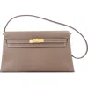 Pre-owned Hermes  Hermes Kelly Elan Shoulder Bag Madame In Brown