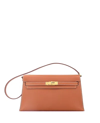 Pre-owned Pre-owned Hermes  Hermes Kelly Elan Shoulder Bag Madame In Brown