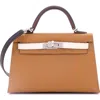 Pre-owned Hermes  Hermes Kelly Mini Ii Bag Tricolor Epsom With Palladium Hardware 20