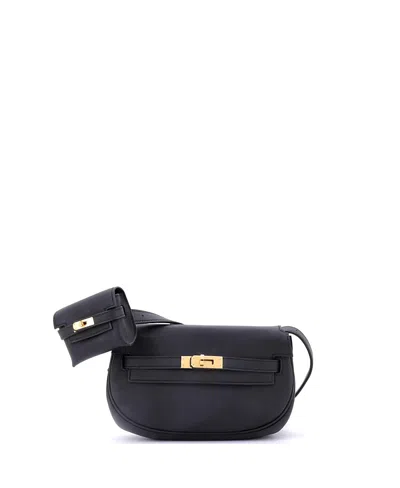 Pre-owned Pre-owned Hermes  Hermes Kelly Moove Bag Swift In Black