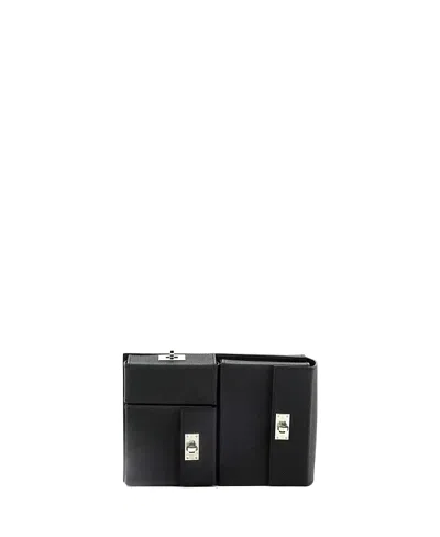 Pre-owned Pre-owned Hermes  Hermes Kelly Multi Pocket To Go Pouch Epsom In Black
