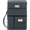 Pre-owned Hermes  Hermes Kelly Multi Pocket To Go Pouch Epsom In Gray
