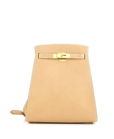 Pre-owned Pre-owned Hermes  Hermes Kelly Pm Handbag Courchevel In Brown