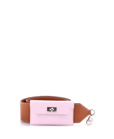Pre-owned Pre-owned Hermes  Hermes Kelly Pocket Bag Shoulder Strap Swift And Epsom In Multi