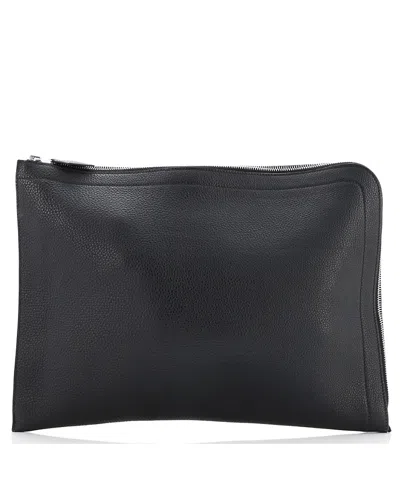 Pre-owned Pre-owned Hermes  Hermes Large Zip Around Document Holder Leather
