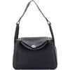 Pre-owned Hermes  Hermes Lindy Bag Clemence 30 In Black