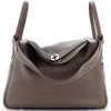 Pre-owned Hermes  Hermes Lindy Bag Clemence 30 In Brown