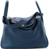 Pre-owned Hermes  Hermes Lindy Bag Clemence 34 In Blue