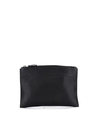 Pre-owned Pre-owned Hermes  Hermes Medium Bazar Pouch Togo In Black