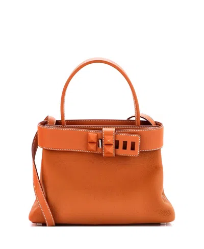 Pre-owned Pre-owned Hermes  Hermes Medor Handbag Togo In Brown