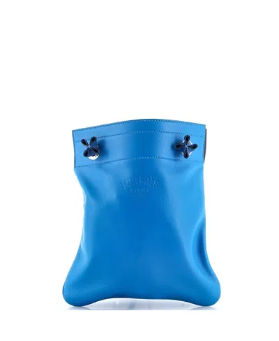 Pre-owned Pre-owned Hermes  Hermes Mini Aline Bag Milo Lambskin And Swift In Blue