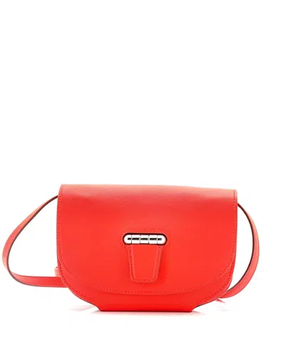 Pre-owned Pre-owned Hermes  Hermes Mini Convoyeur Crossbody Bag Swift In Orange