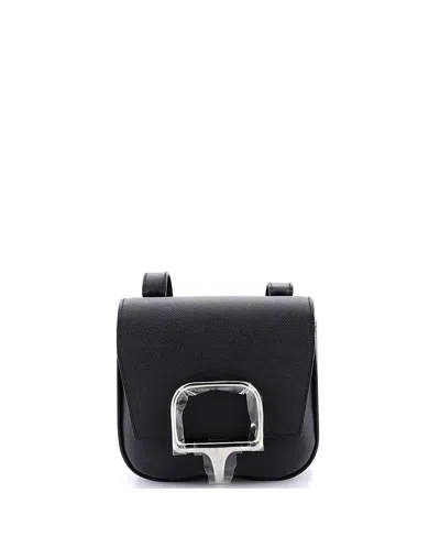 Pre-owned Pre-owned Hermes  Hermes Mini Della Cavalleria Shoulder Bag Epsom