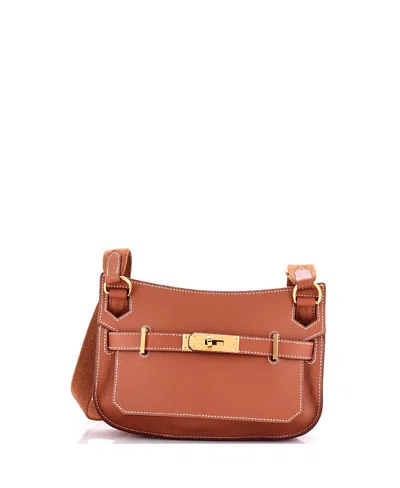Pre-owned Pre-owned Hermes  Hermes Mini Jypsiere Bag Evercolor In Brown