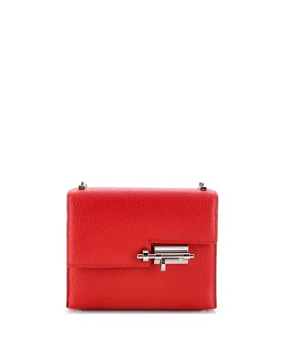 Pre-owned Pre-owned Hermes  Hermes Mini Verrou Chaine Bag Chevre Mysore In Red