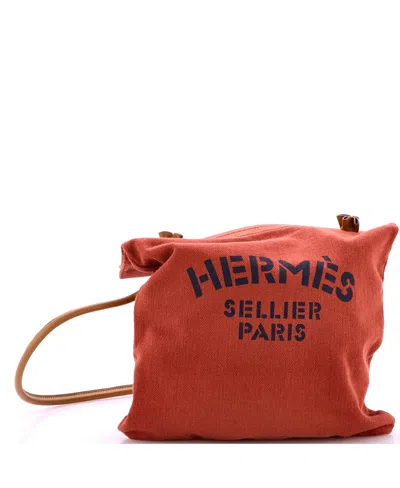 Pre-owned Pre-owned Hermes  Hermes Mm Aline Bag Toile In Red
