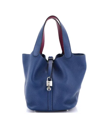 Pre-owned Pre-owned Hermes  Hermes Mm Eclat Picotin Lock Bag Clemence