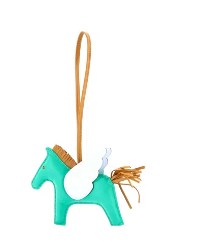 Pre-owned Pre-owned Hermes  Hermes Mm Pegase Rodeo Bag Charm Leather
