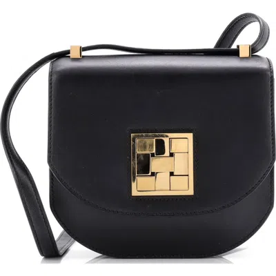 Pre-owned Hermes  Hermes Mosaique Au 24 Bag Box Calf Mini In Black