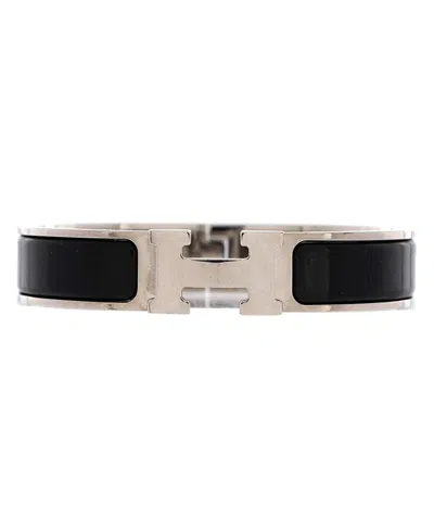Pre-owned Pre-owned Hermes  Hermes Narrow Clic H Bracelet Enamel
