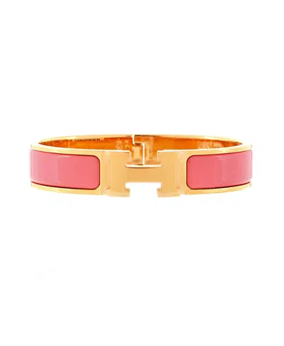 Pre-owned Pre-owned Hermes  Hermes Narrow Clic H Bracelet Enamel