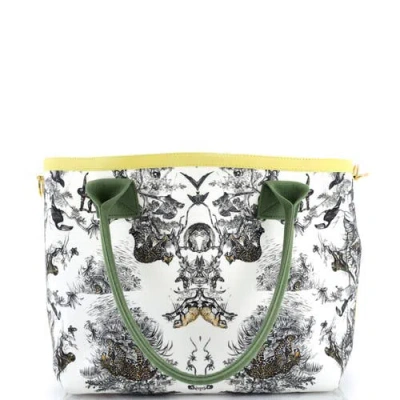 Pre-owned Hermes  Hermes Petit H So Tote Printed Canvas In Multi