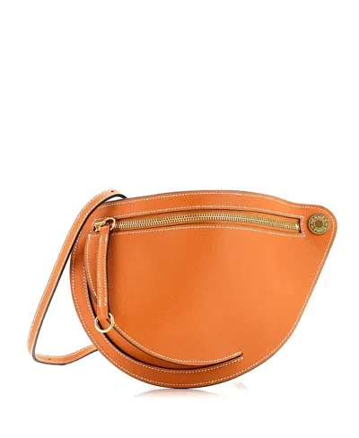 Pre-owned Pre-owned Hermes  Hermes Petite Course Bag Epsom In Brown