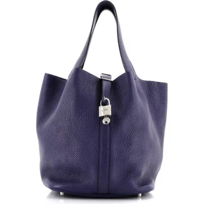 Pre-owned Hermes  Hermes Picotin Lock Bag Clemence Gm