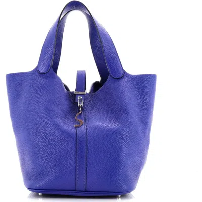Pre-owned Hermes  Hermes Picotin Lock Bag Clemence Gm