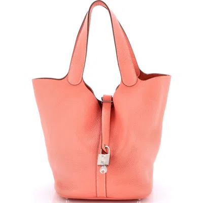 Pre-owned Hermes  Hermes Picotin Lock Bag Clemence Gm