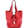 Pre-owned Hermes  Hermes Picotin Lock Bag Clemence Mm