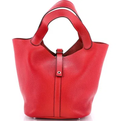 Pre-owned Hermes  Hermes Picotin Lock Bag Clemence Mm