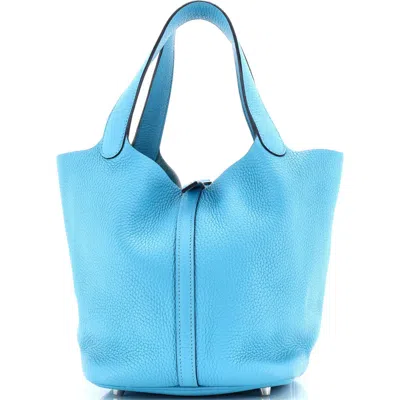 Pre-owned Hermes  Hermes Picotin Lock Bag Clemence Mm