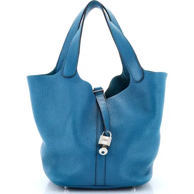 Pre-owned Hermes  Hermes Picotin Lock Bag Clemence Mm