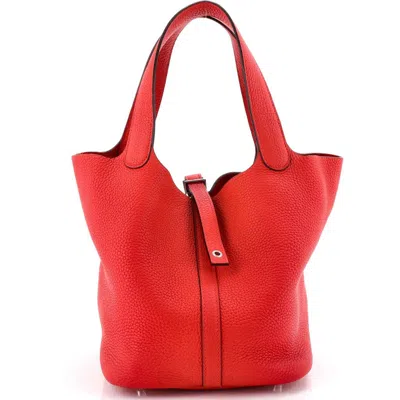 Pre-owned Hermes  Hermes Picotin Lock Bag Clemence Mm