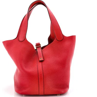 Pre-owned Hermes  Hermes Picotin Lock Bag Clemence Mm