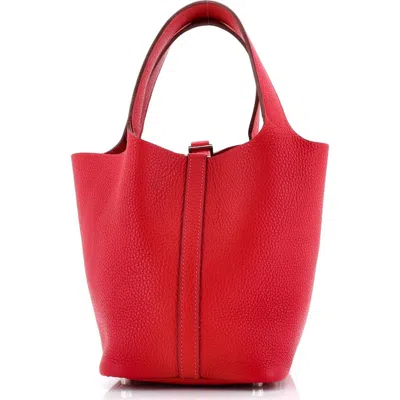 Pre-owned Hermes  Hermes Picotin Lock Bag Clemence Pm
