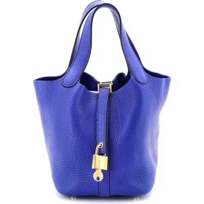 Pre-owned Hermes  Hermes Picotin Lock Bag Clemence Pm