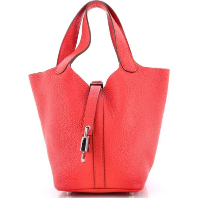 Pre-owned Hermes  Hermes Picotin Lock Bag Clemence Pm