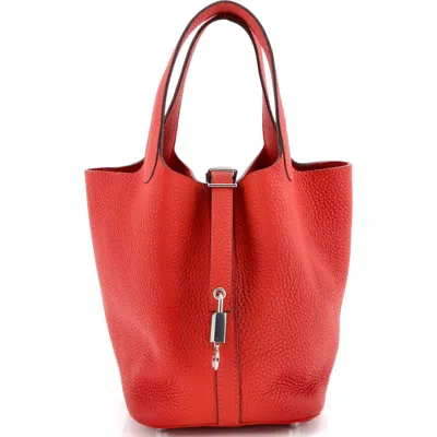 Pre-owned Hermes  Hermes Picotin Lock Bag Clemence Pm