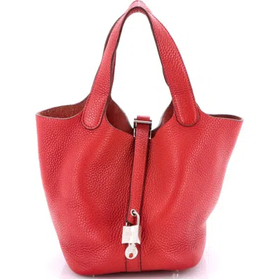 Pre-owned Hermes  Hermes Picotin Lock Bag Clemence Pm